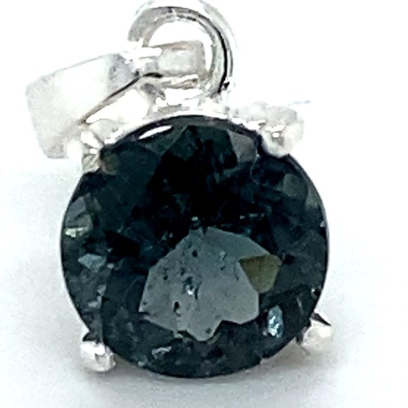 Blue Tourmaline 2.04ct Solid Silver Pendant - Picture 6 of 6